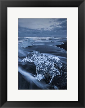 Framed Ocean View, Iceland Print