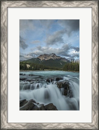 Framed Athabasca Falls, Alberta, Canada Print