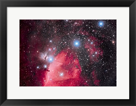 Framed Belt of Orion and the Horsehead Nebula Print
