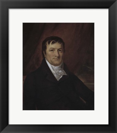 Framed Portrait of John Jacob Astor Print