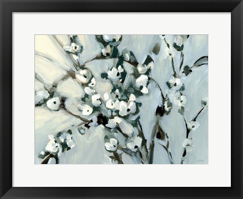 Framed Wild Floral Branches Print