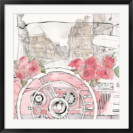 Framed Vintage Travel II Print