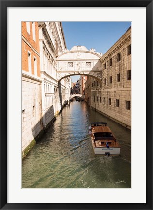 Framed Bridge of Sighs Print