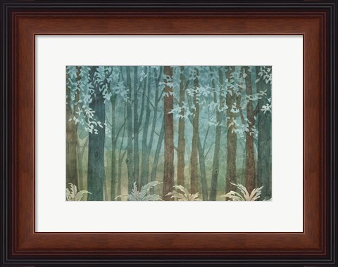 Framed Woodland Love I Rustic Print