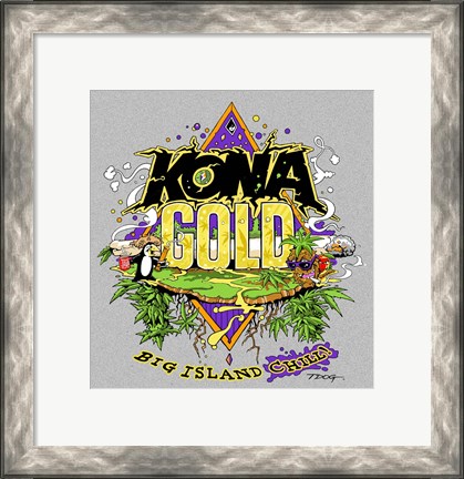 Framed Kona Gold Print