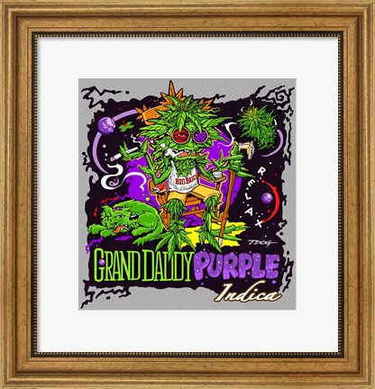 Framed Granddaddy Purple Print