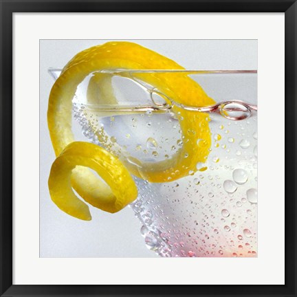 Framed Lemon Twist Print
