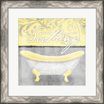 Framed Yellow Soothing Print