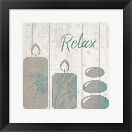 Framed Relaxing Meditation Print
