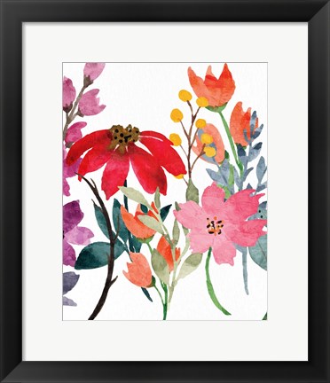 Framed Wildflowers 2 Print