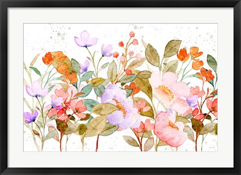 Framed Wildflower Spotted Print
