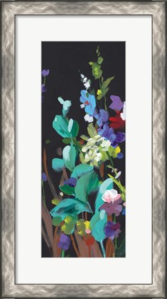 Framed Brightness Flowering Panel I Print
