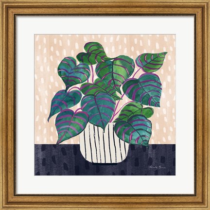 Framed Potted Jewels I Abstract Print