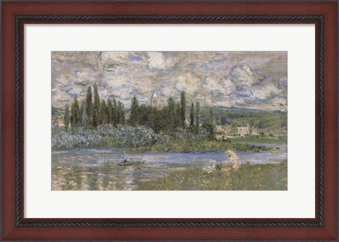 Framed Vertheuil Sur Seine Print