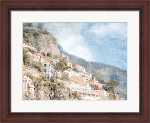 Framed Amalfi Coast Print