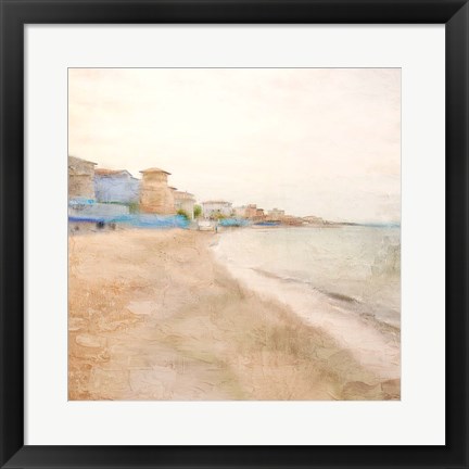 Framed Sea Village Print