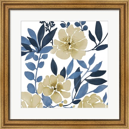 Framed Mid Day Bouquet 1 Print