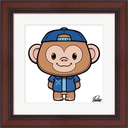 Framed Ramsey Monkey Print