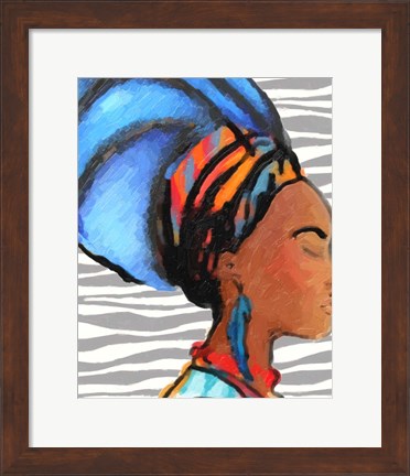 Framed Ebony Princess 2 Print