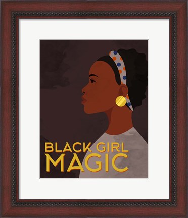 Framed Black Girl Magic Print