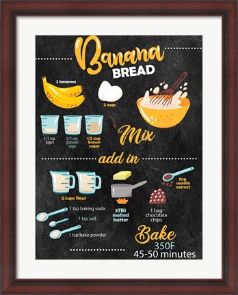 Framed Bannana Bread Print
