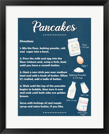 Framed Pancakes Print