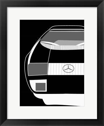 Framed Mercedes-Benz C111 Print