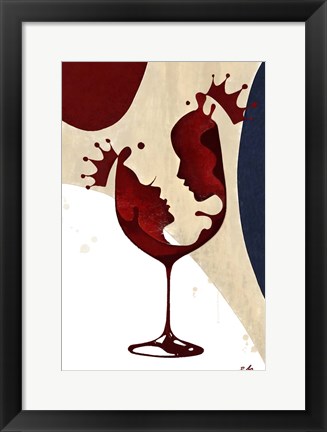 Framed Drink of Love Print