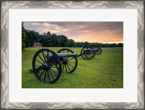 Framed First Light Over Ross Battery Print