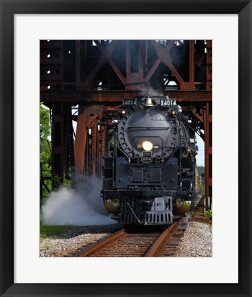 Framed Big Boy 4014 Chugging Along Print