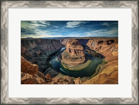 Framed Rounding Horseshoe Bend Print