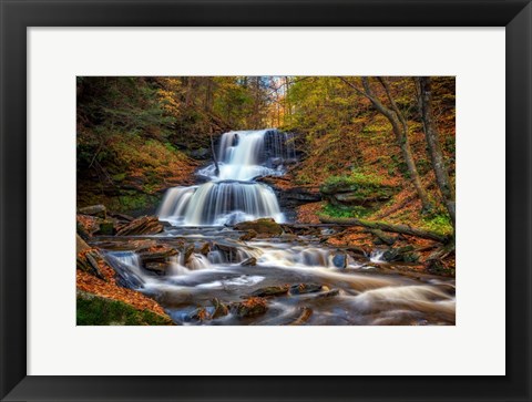 Framed Tuscarora Falls Print