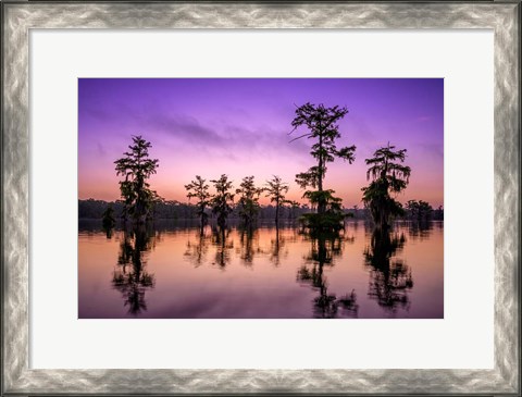Framed Lake Martin Twilight Print