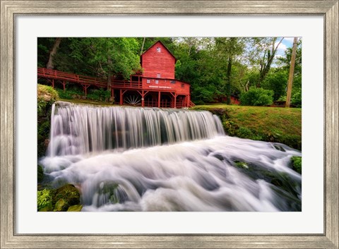 Framed Hodgson Water Mill Print
