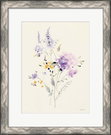 Framed Lilac Season I Pastel Print