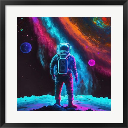Framed Astronaut Print