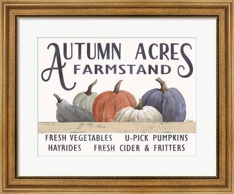 Framed Autumn Acres Print