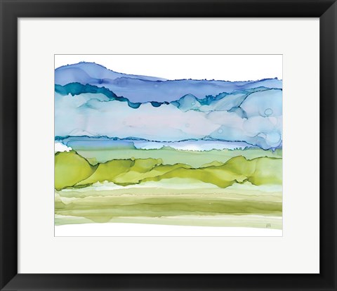 Framed Tinted Sky II Print