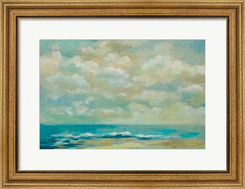 Framed Caressing Ocean Breeze Print