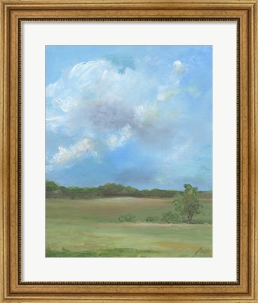 Framed Pasture III Print