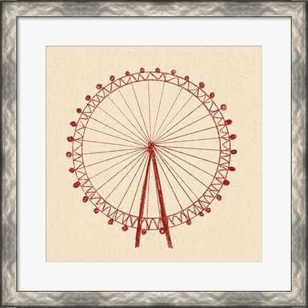 Framed London Eye Print