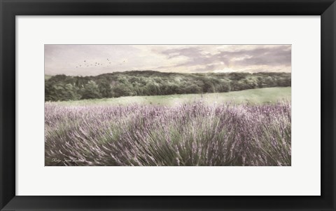 Framed Ridge Farm Lavender Print