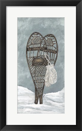 Framed Snowshoe Study Print