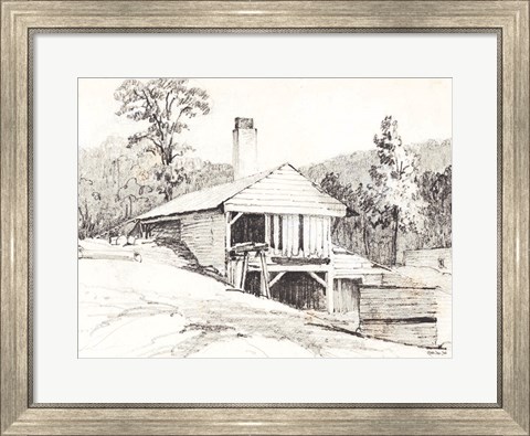 Framed Old Mill Print