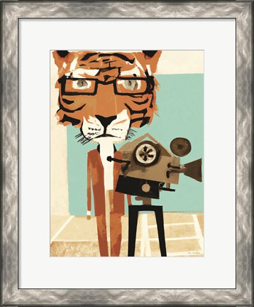 Framed Tiger Movie Director Print