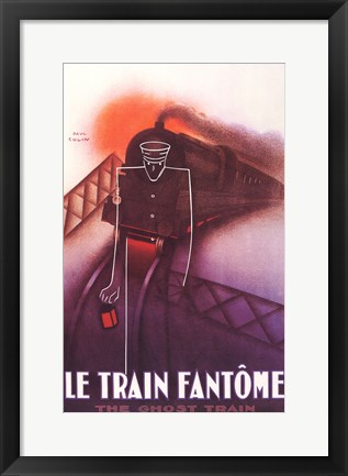 Framed Train Fantome Print