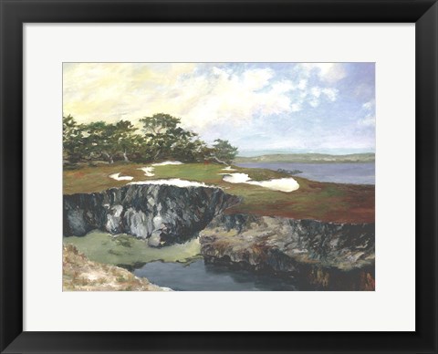Framed Rocky Cove and 15th Green Print