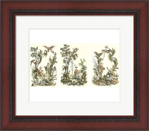 Framed Mini Oriental Garden Print