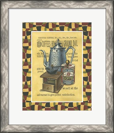 Framed Coffee Grounds Print