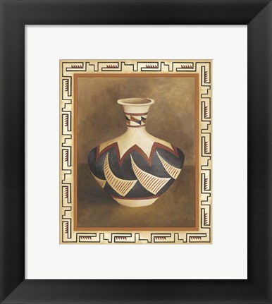 Framed Southwest Pottery II Print